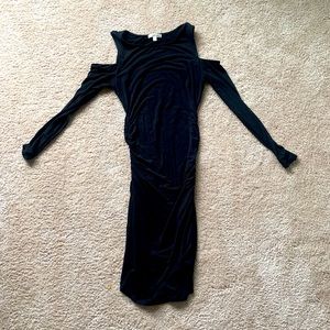 Stitch fix long sleeve sexy cold shoulder dress